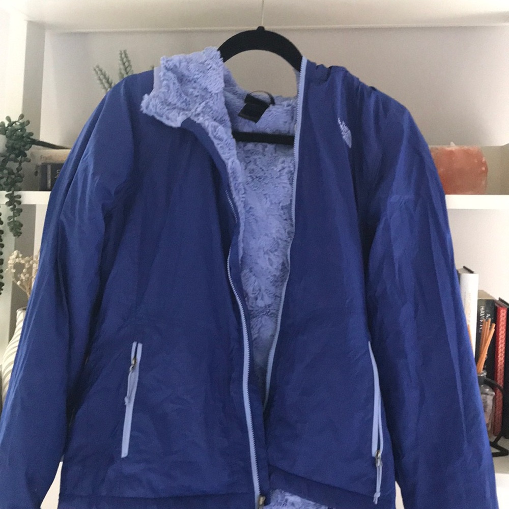 NORTHFACE FUZZY RAIN JACKET